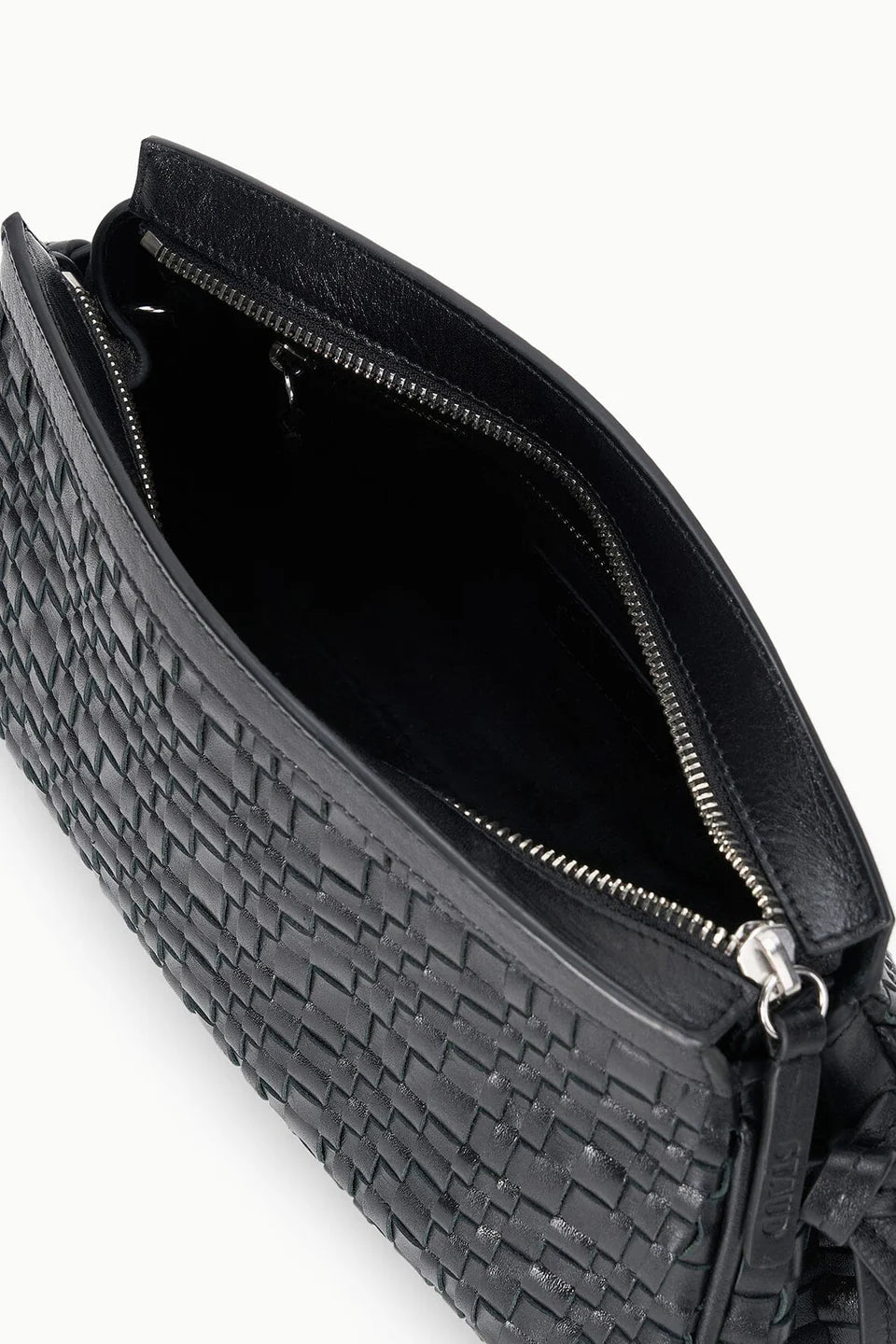 Maude Convertible Woven Clutch