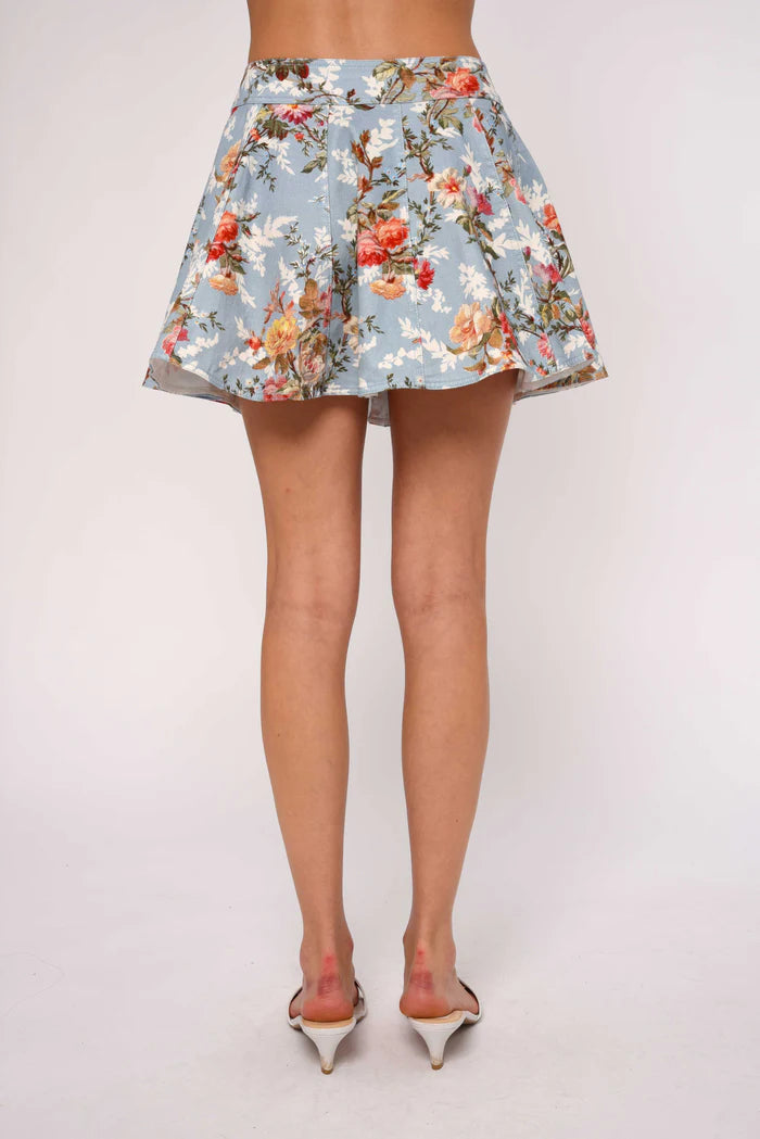 Lainy Denim Mini Skirt