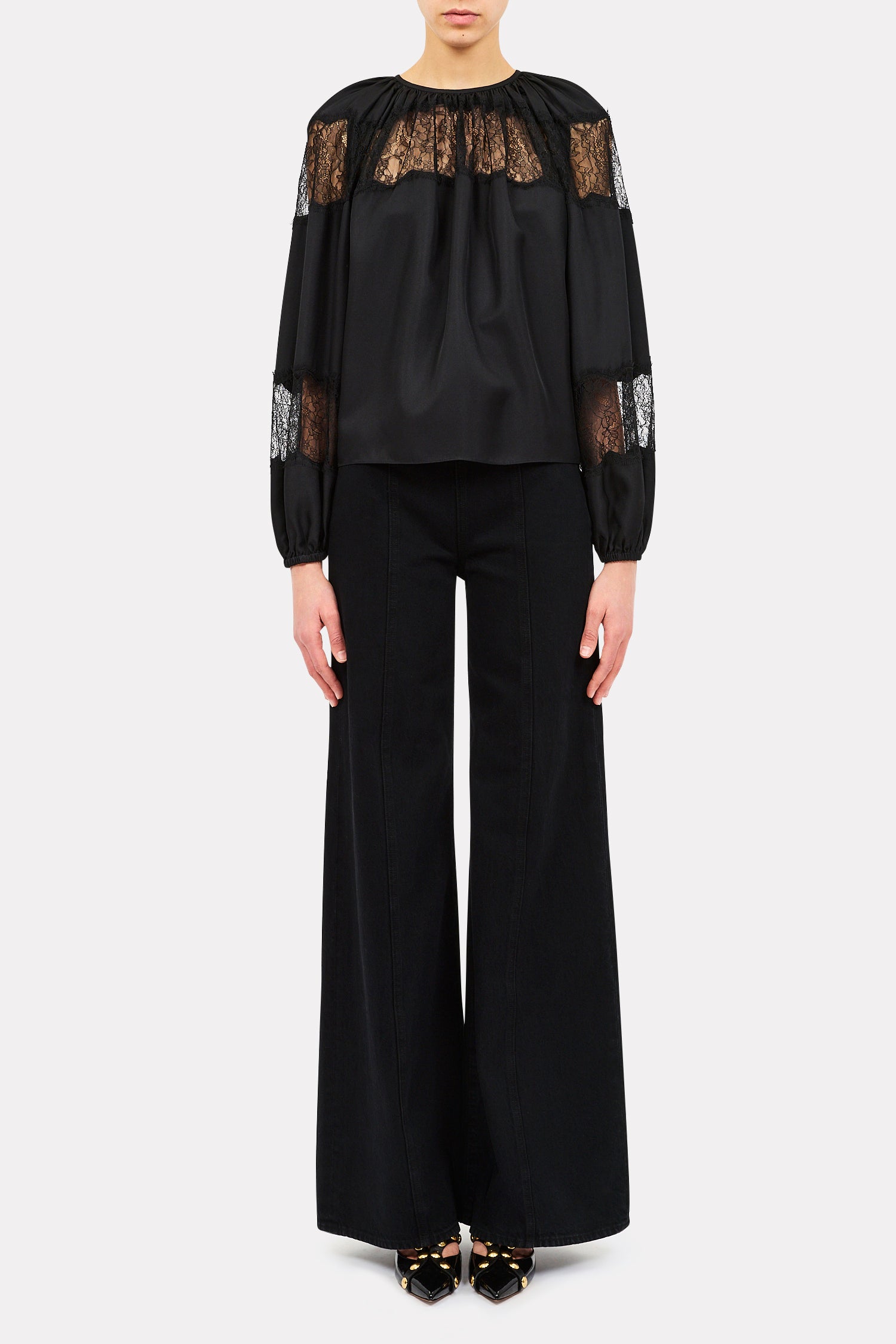Bess LS Silk Blouse