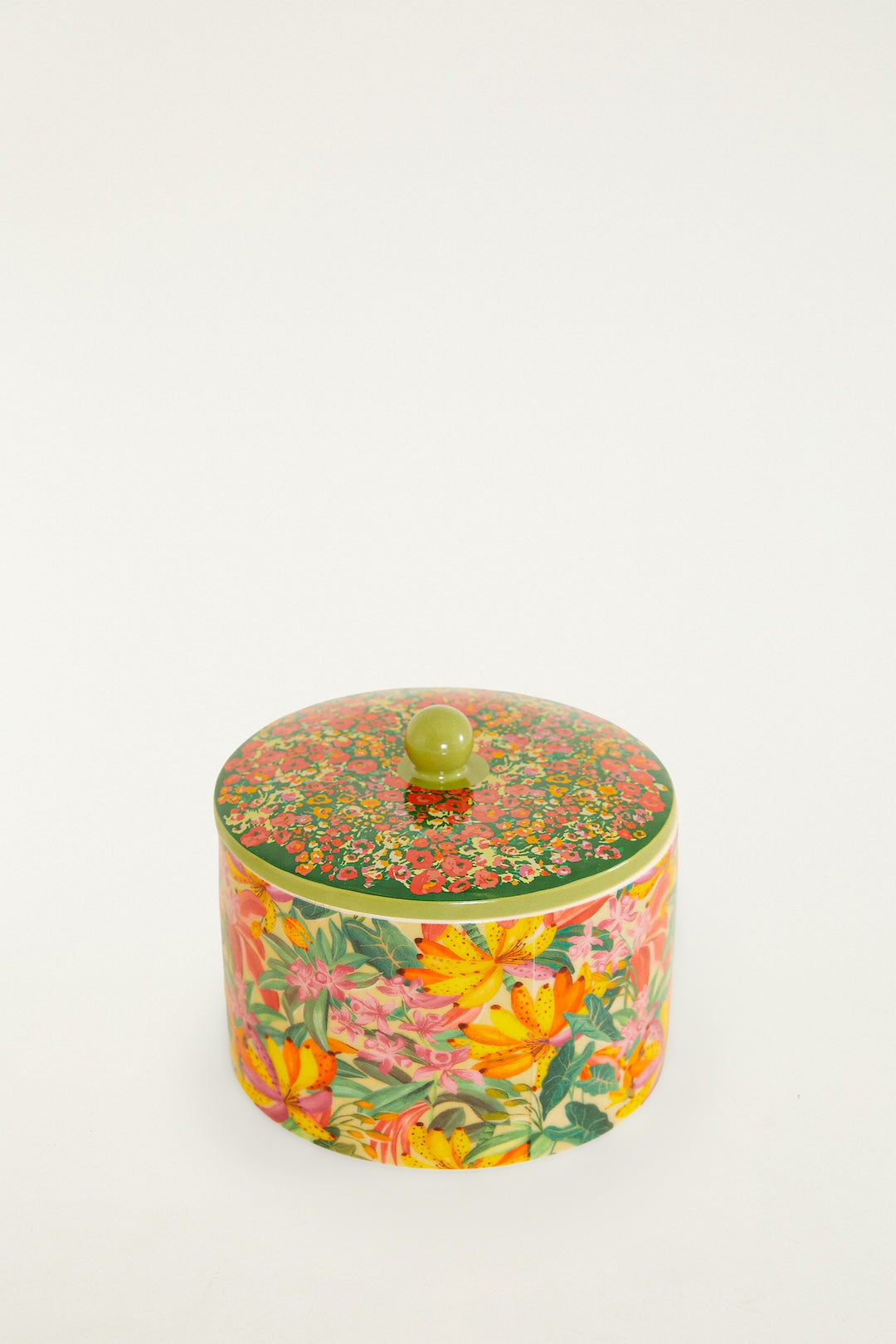 BANANA FLOWER CERAMIC CANDLE