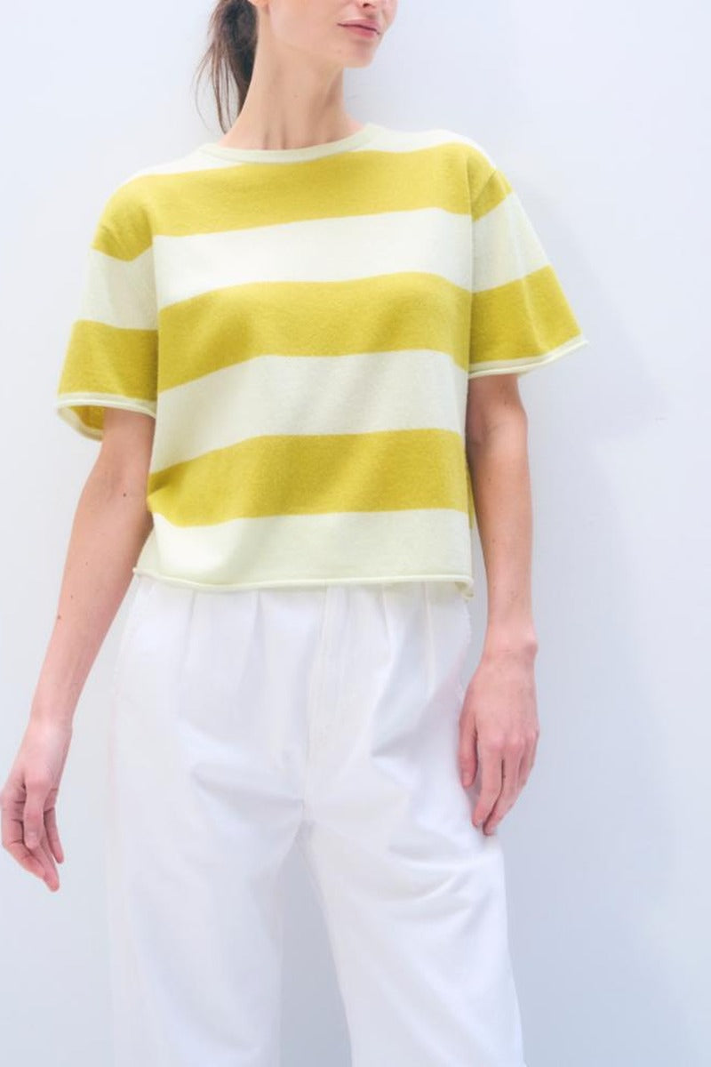 Cashmere Striped Tee