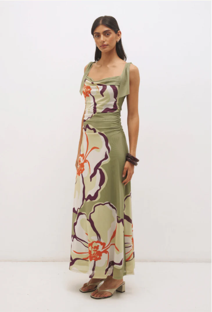 Lima Cowl Neck Dress
