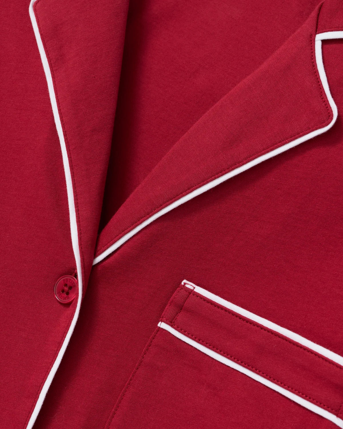 Women's Lightweight Pima Pajama Set in Bordeaux