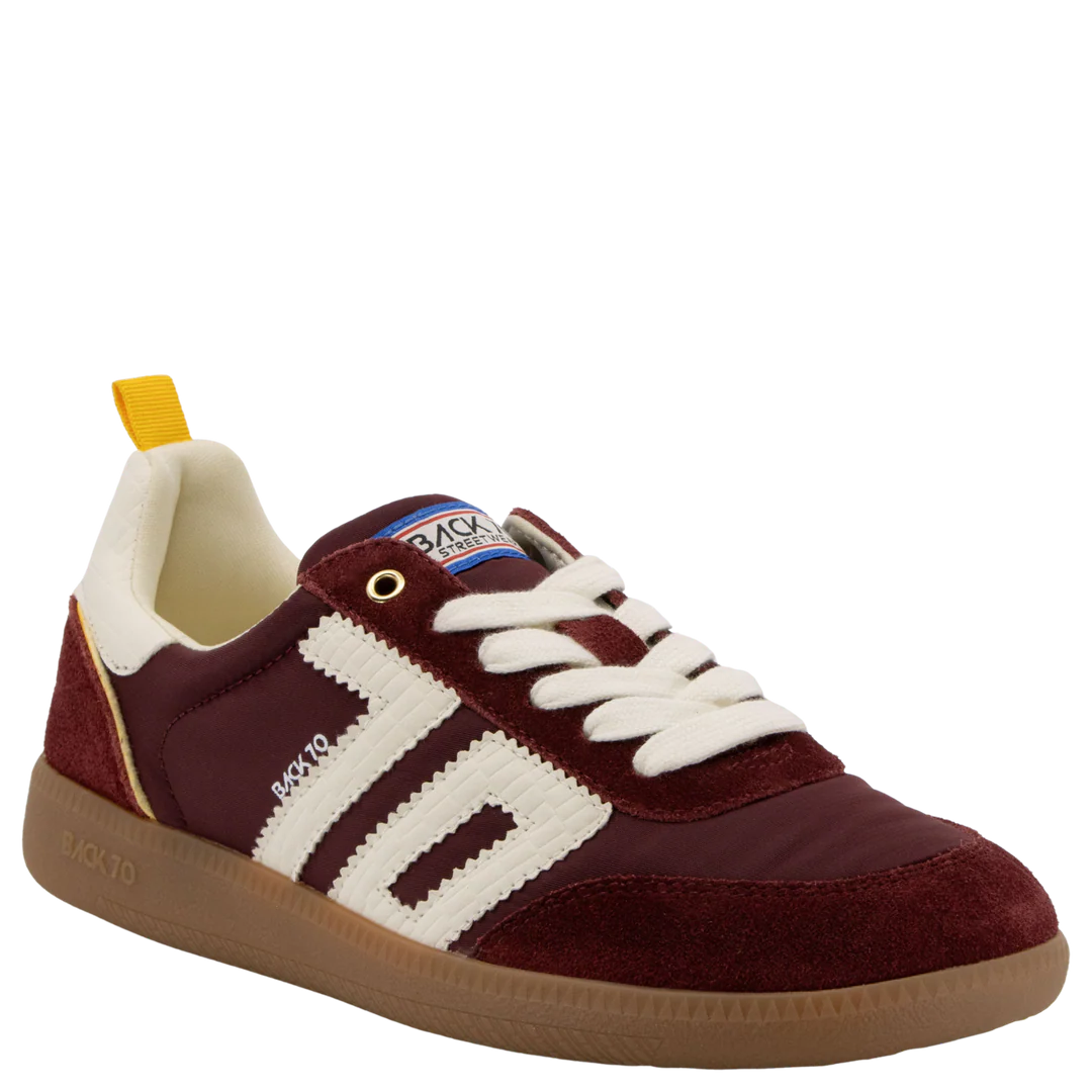 Back 70 Streetwear Ghost Sneakers Wine Yellow Milk