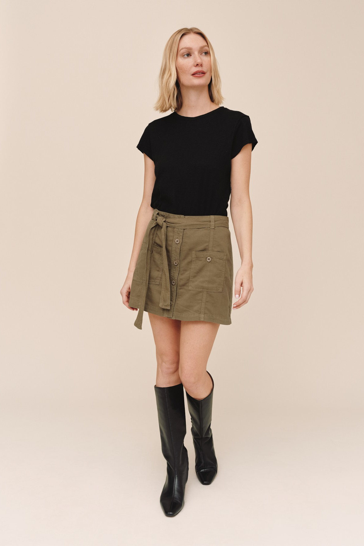 Utility Pocket Mini Skirt