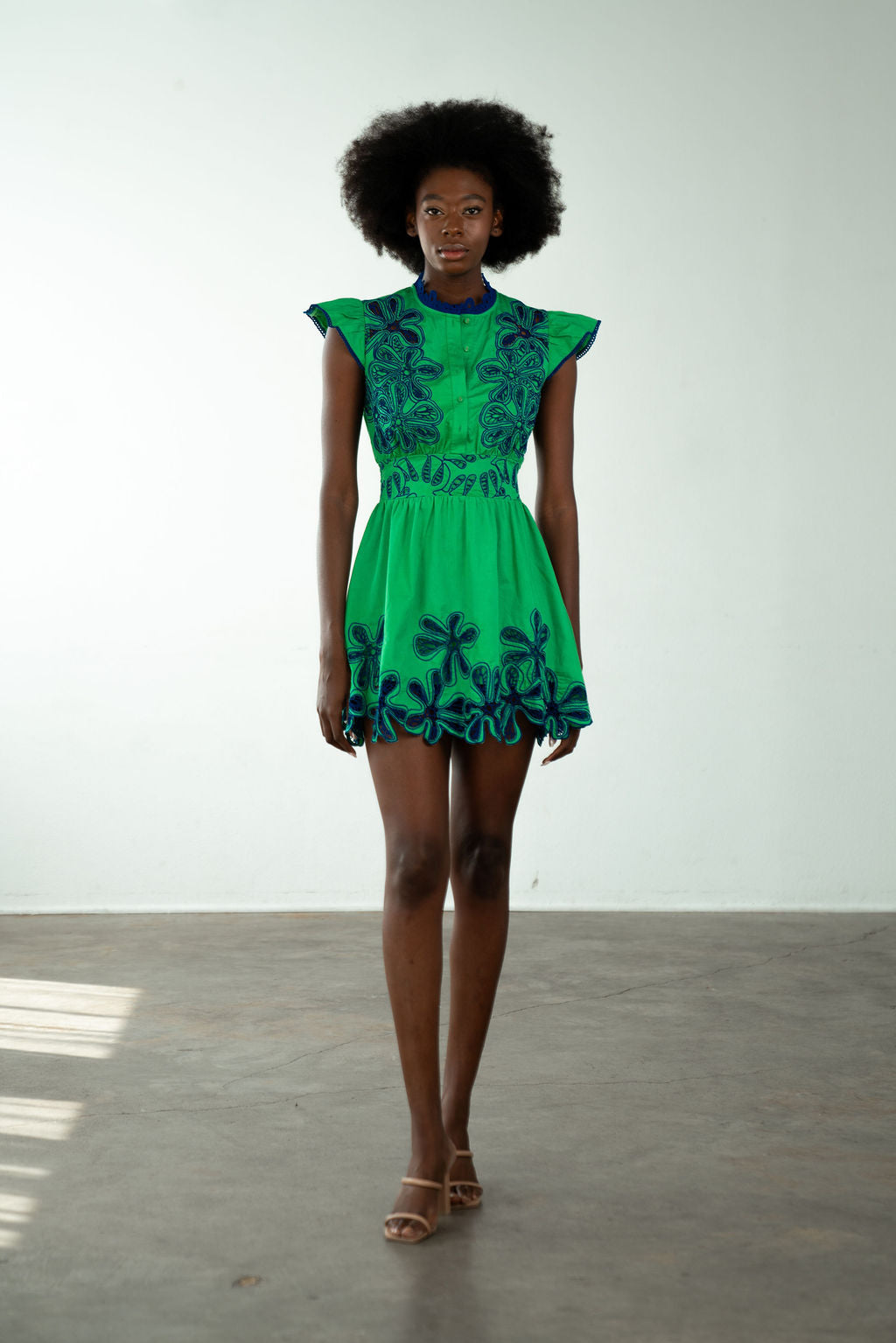 Palermo Short Dress Monstera