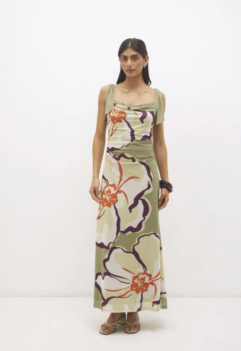 Lima Cowl Neck Dress