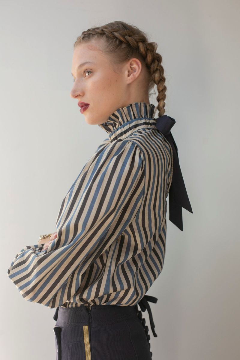 Pintucked Blouse
