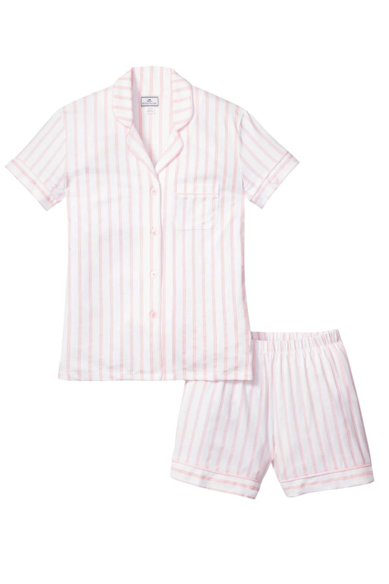 Pima Short Sleeve Pajama Short Set