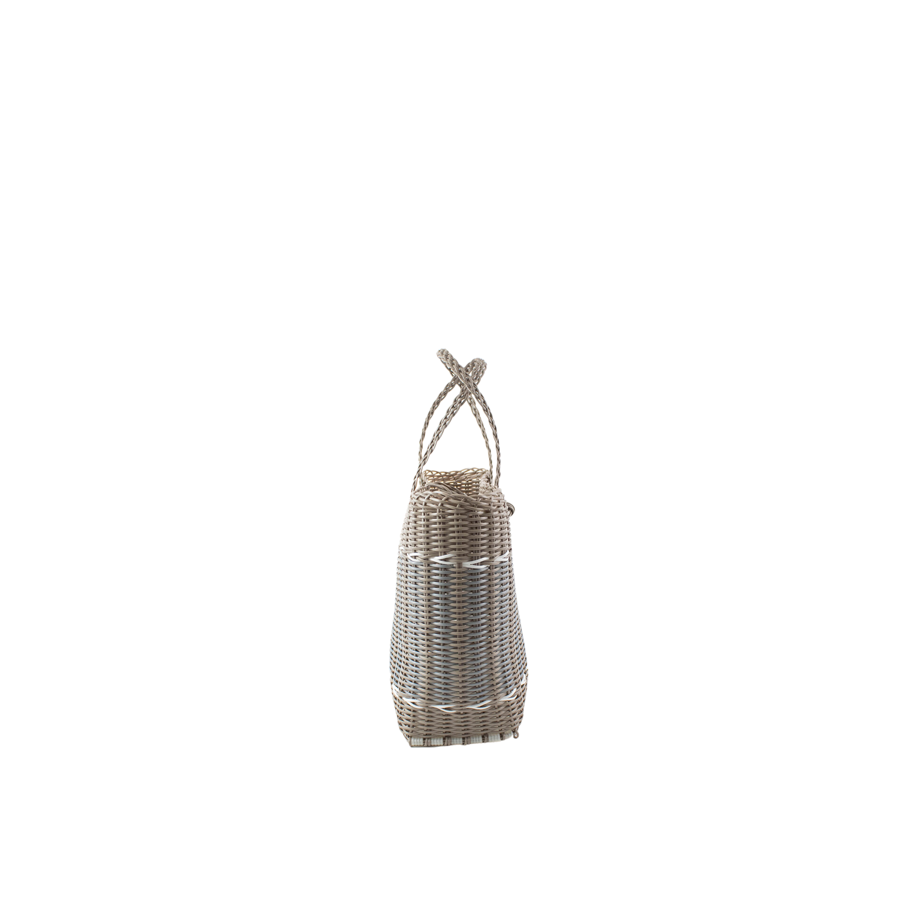 Extra Small,  Guadalupe - Putty + Silver Tote