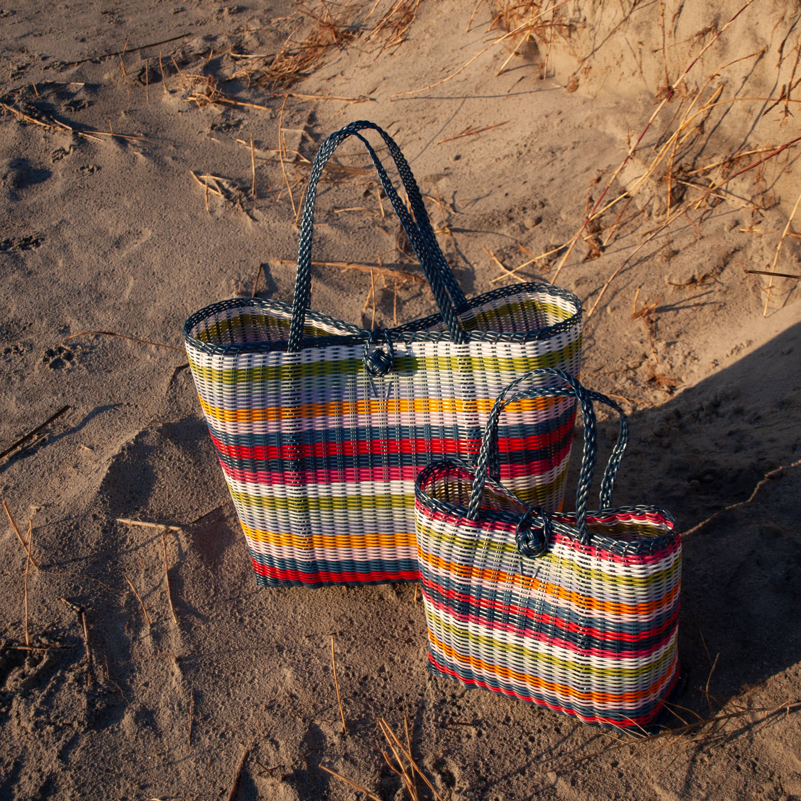Extra Small, Lined Paper Stripe in Bright Multi-Colors SS25