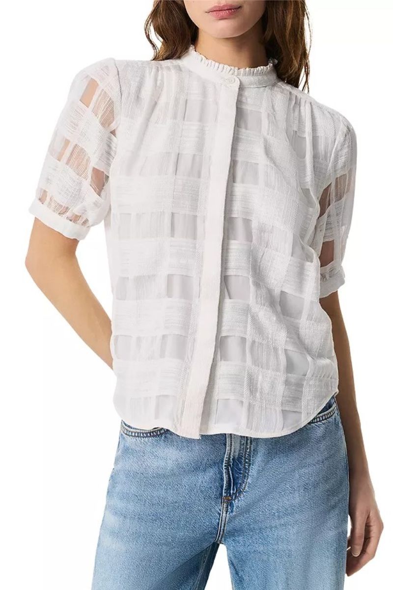 Jordan SS Plaid Top