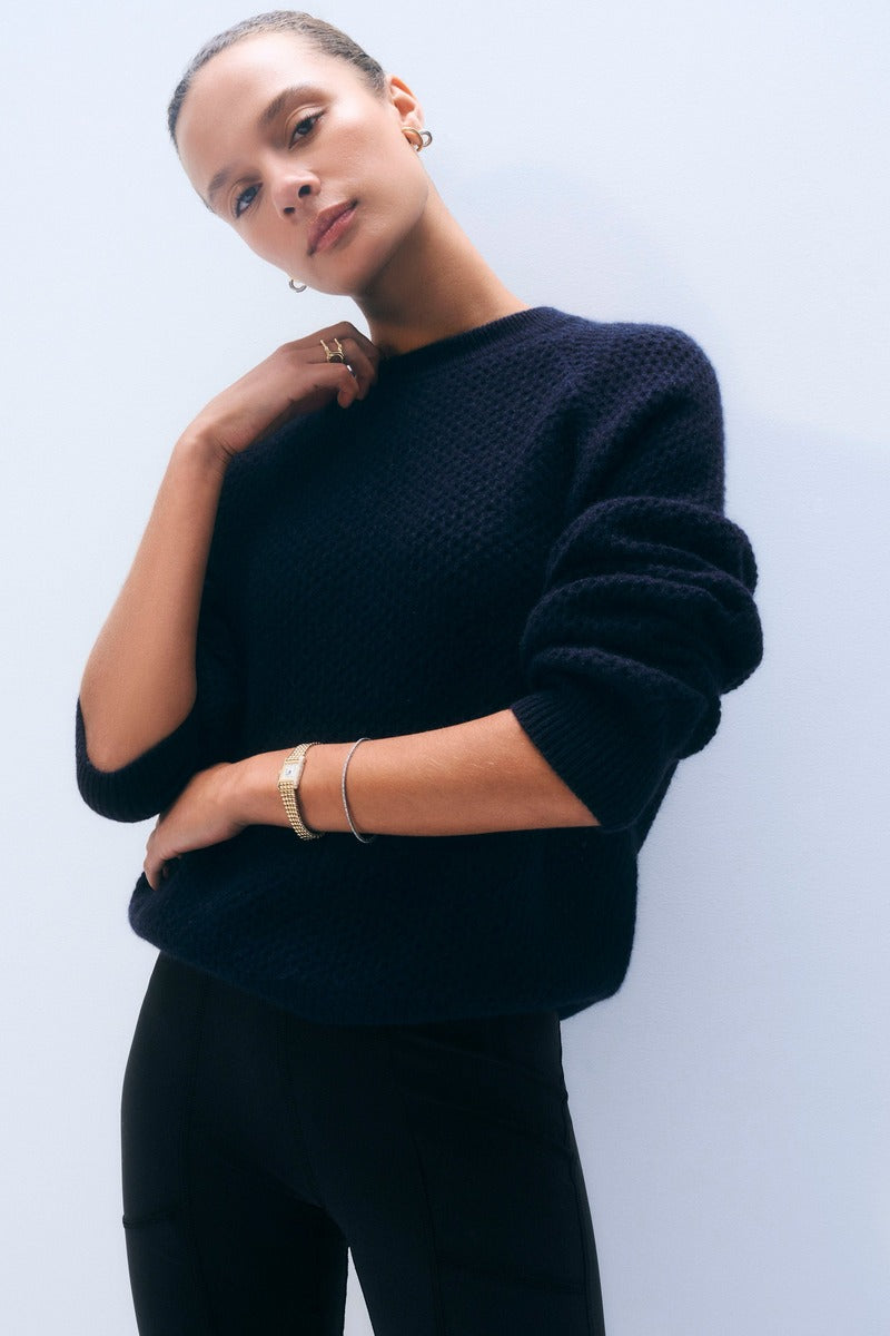 Cashmere Tennis Raquet Sweatshirt
