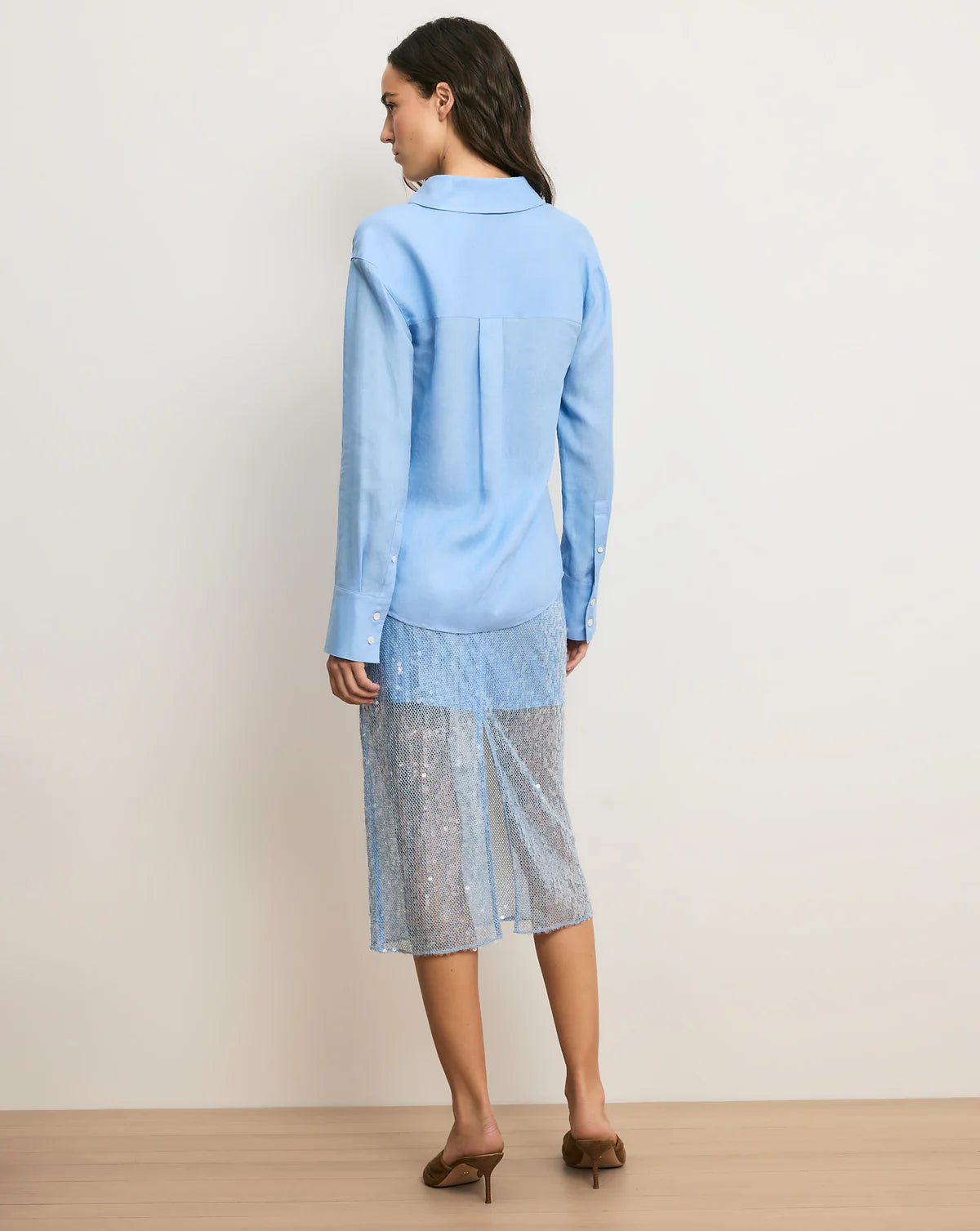 Perezzi Linen Button-Down Shirt