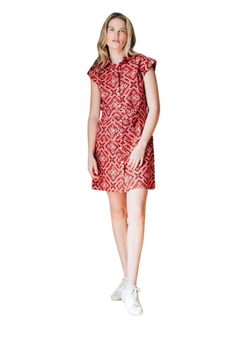 Coral Dress Bandana