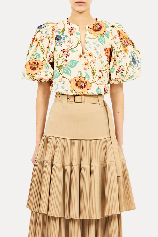 Florielle Short Sleeve Cotton Top