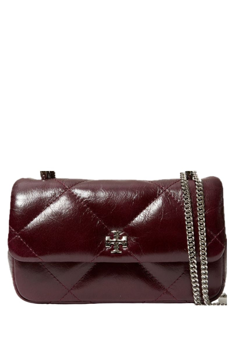 Kira Diamond Quilt Distressed Mini Flap Bag