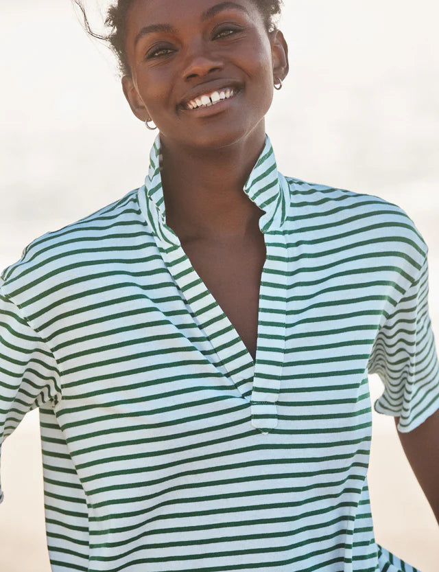 Patty Short-Sleeve Popover Henley