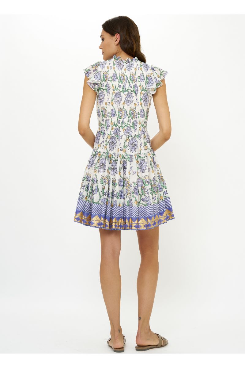 Smocked Flirty Mini Dress