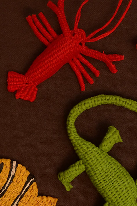 Woven Lobster Charm