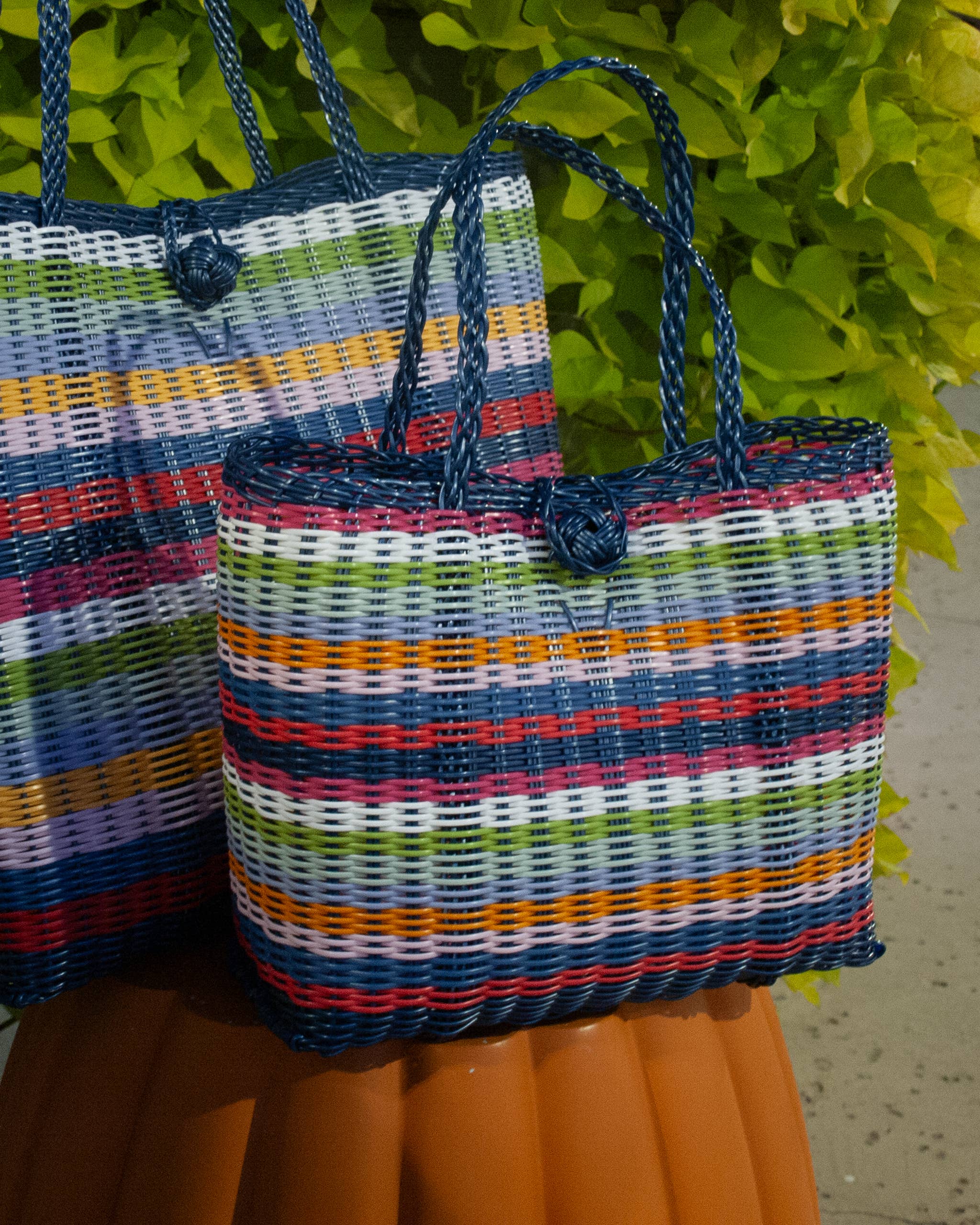 Extra Small, Lined Paper Stripe in Bright Multi-Colors SS25