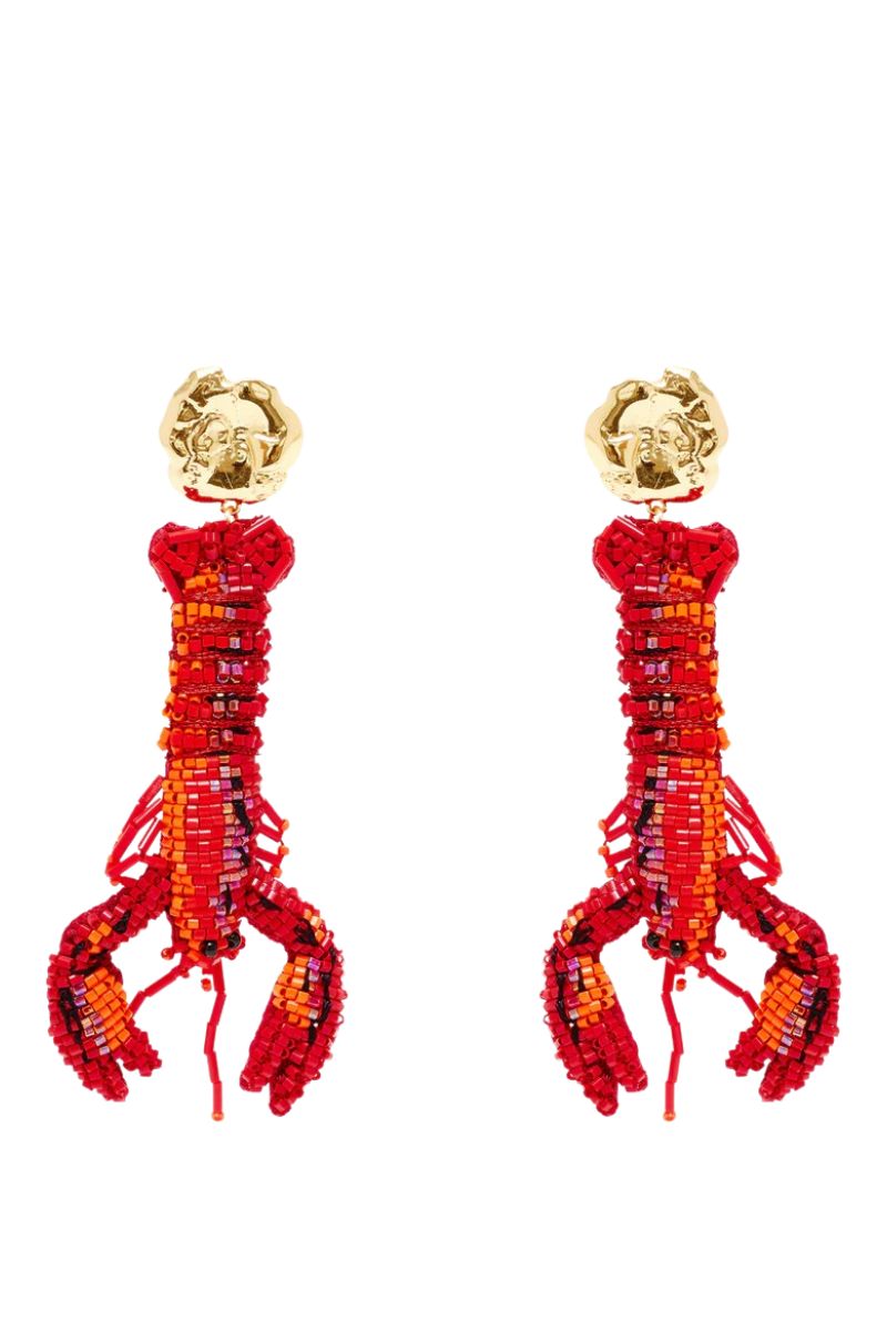 Lobster Drop Earrings