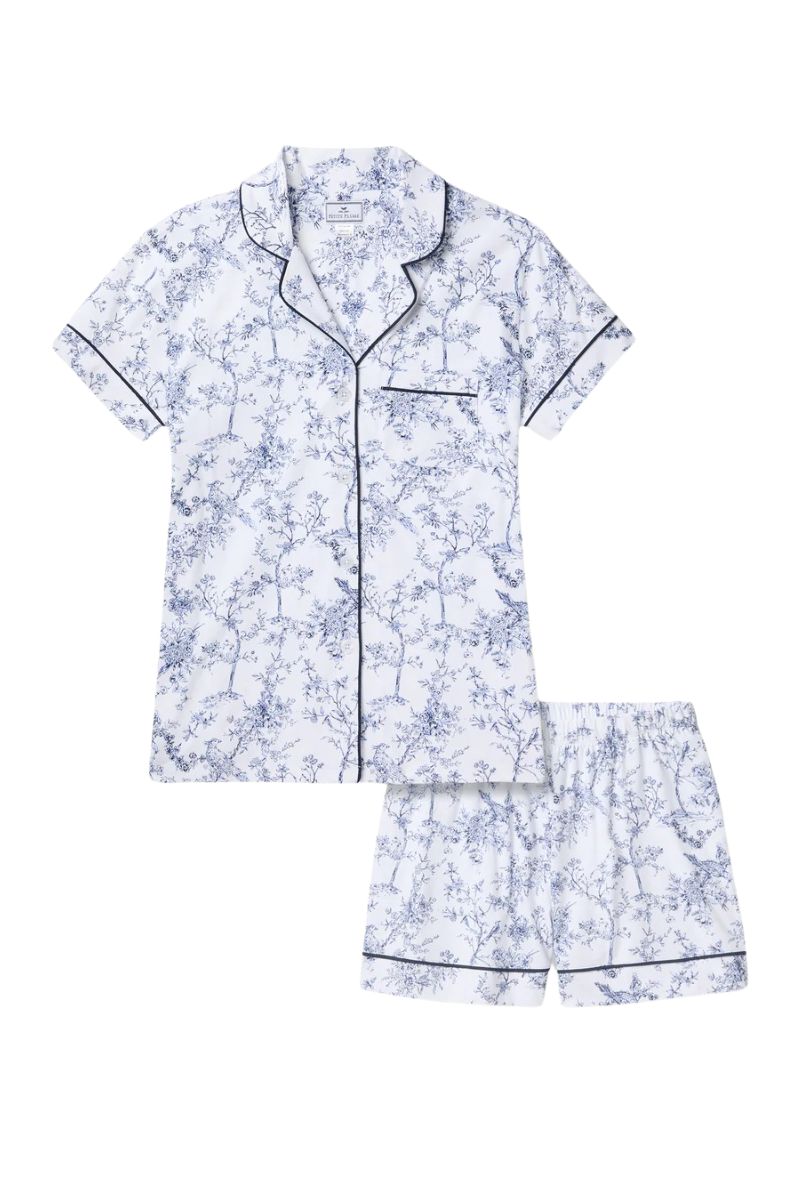 Pima Short Sleeve Pajama Short Set