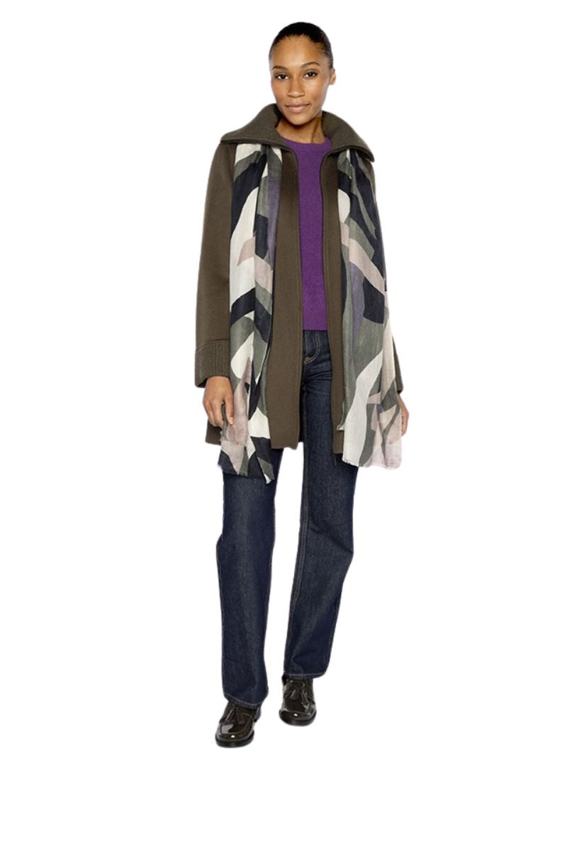 Abstract Print Scarf