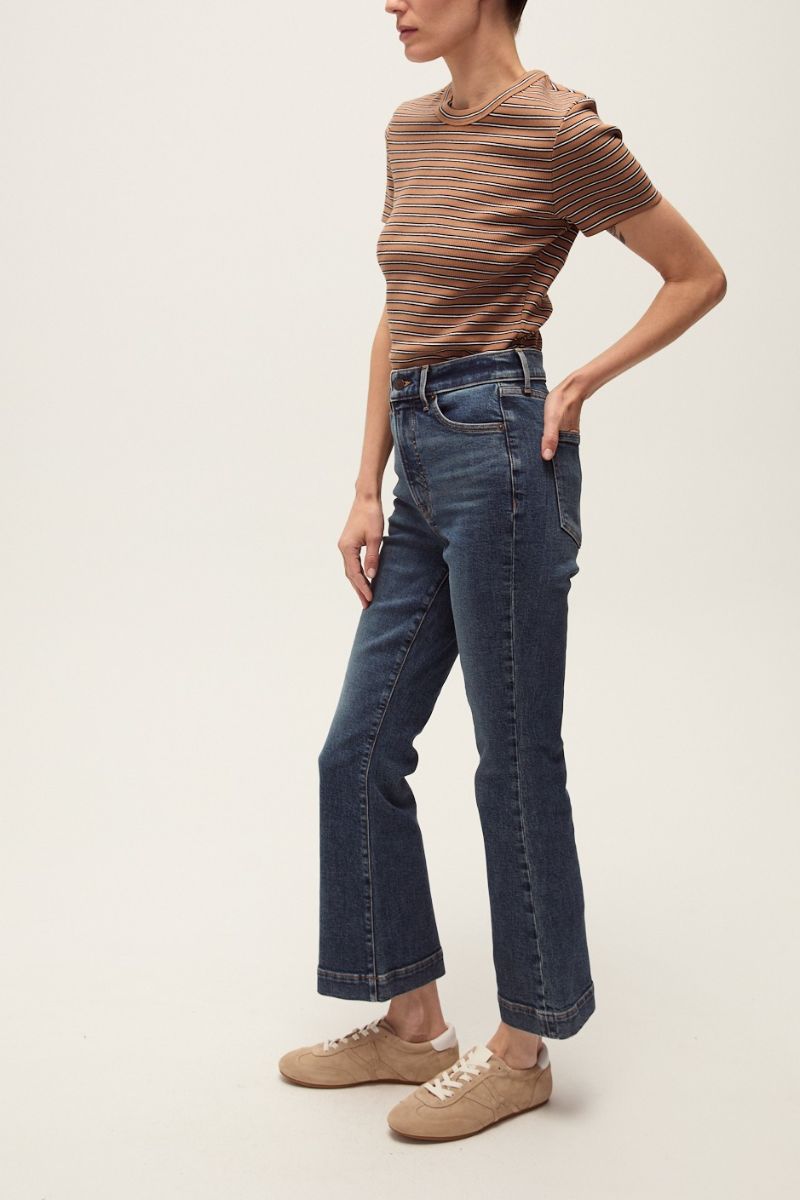 Carson High Rise Ankle Flare