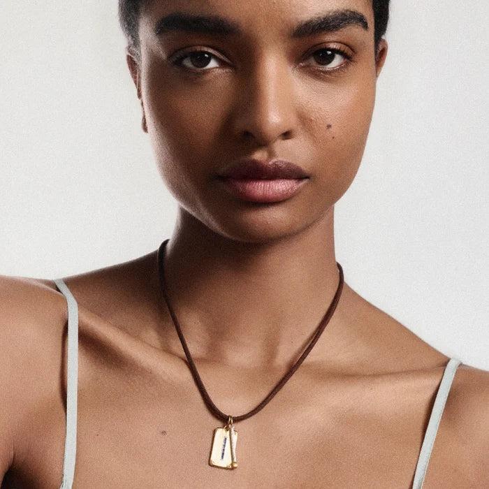 Brown Suede Necklace Cord