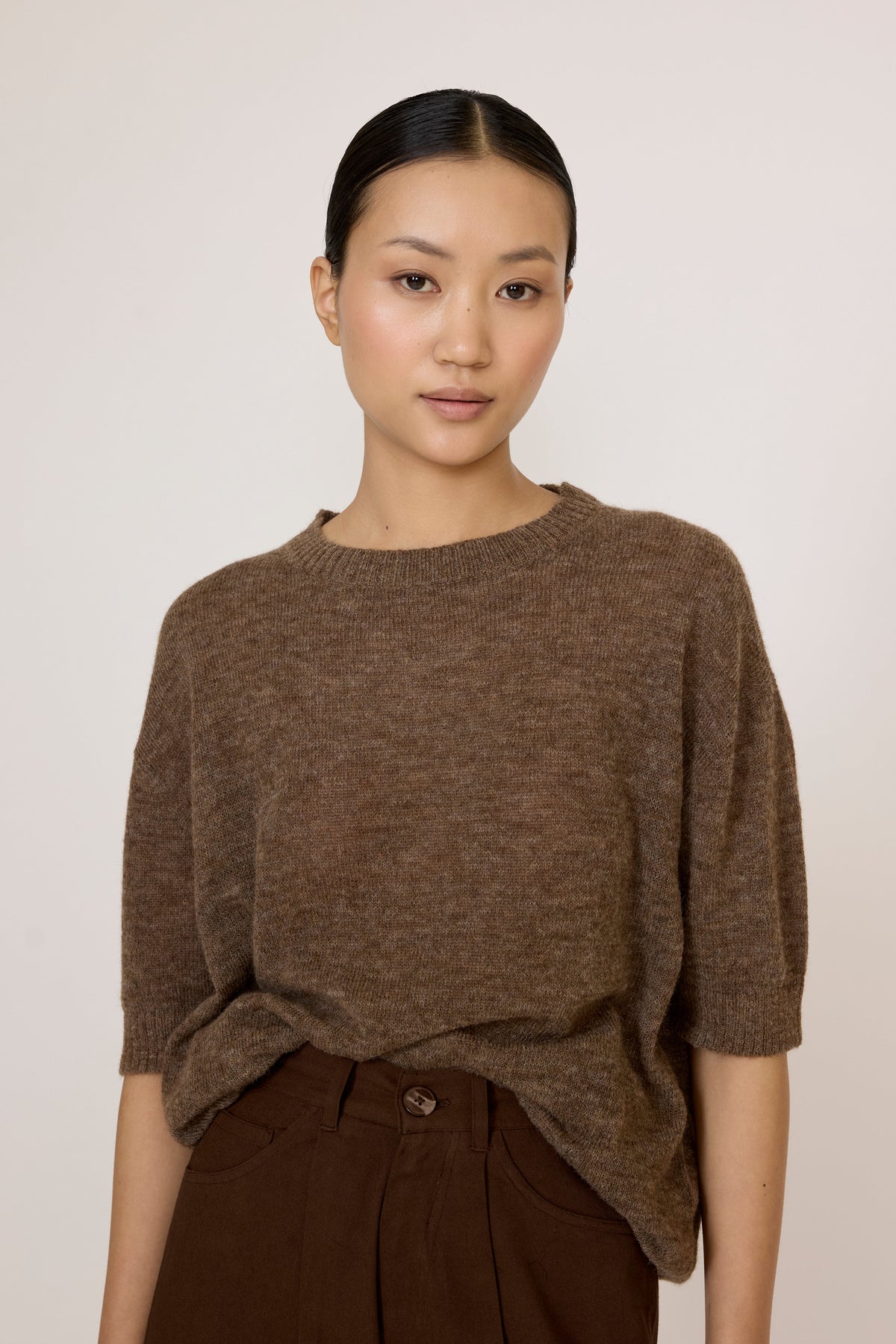 Oversized Sweater Tee - Acorn