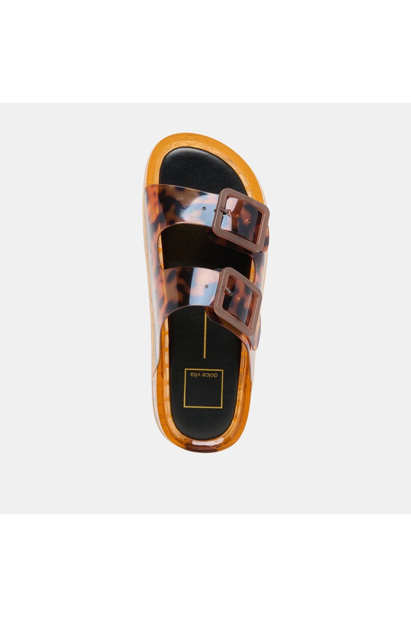 Julio Sandals Tortoise Vinyl