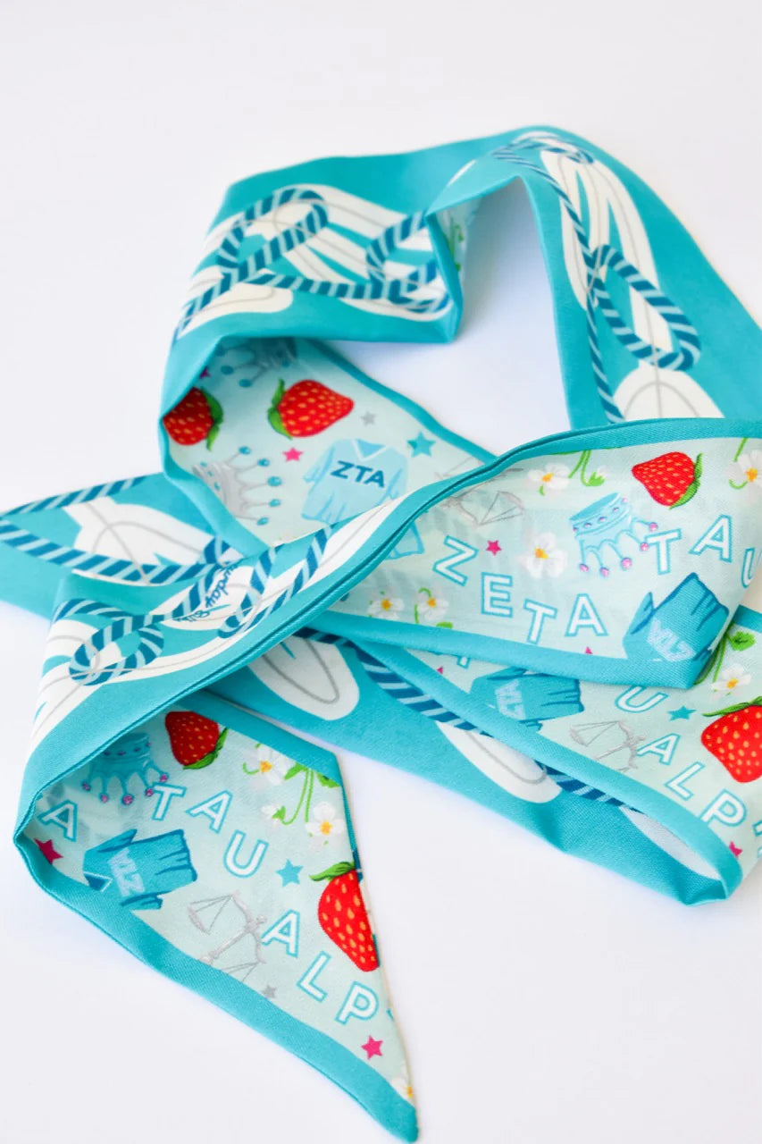 Zeta Tau Alpha Twilly Scarf