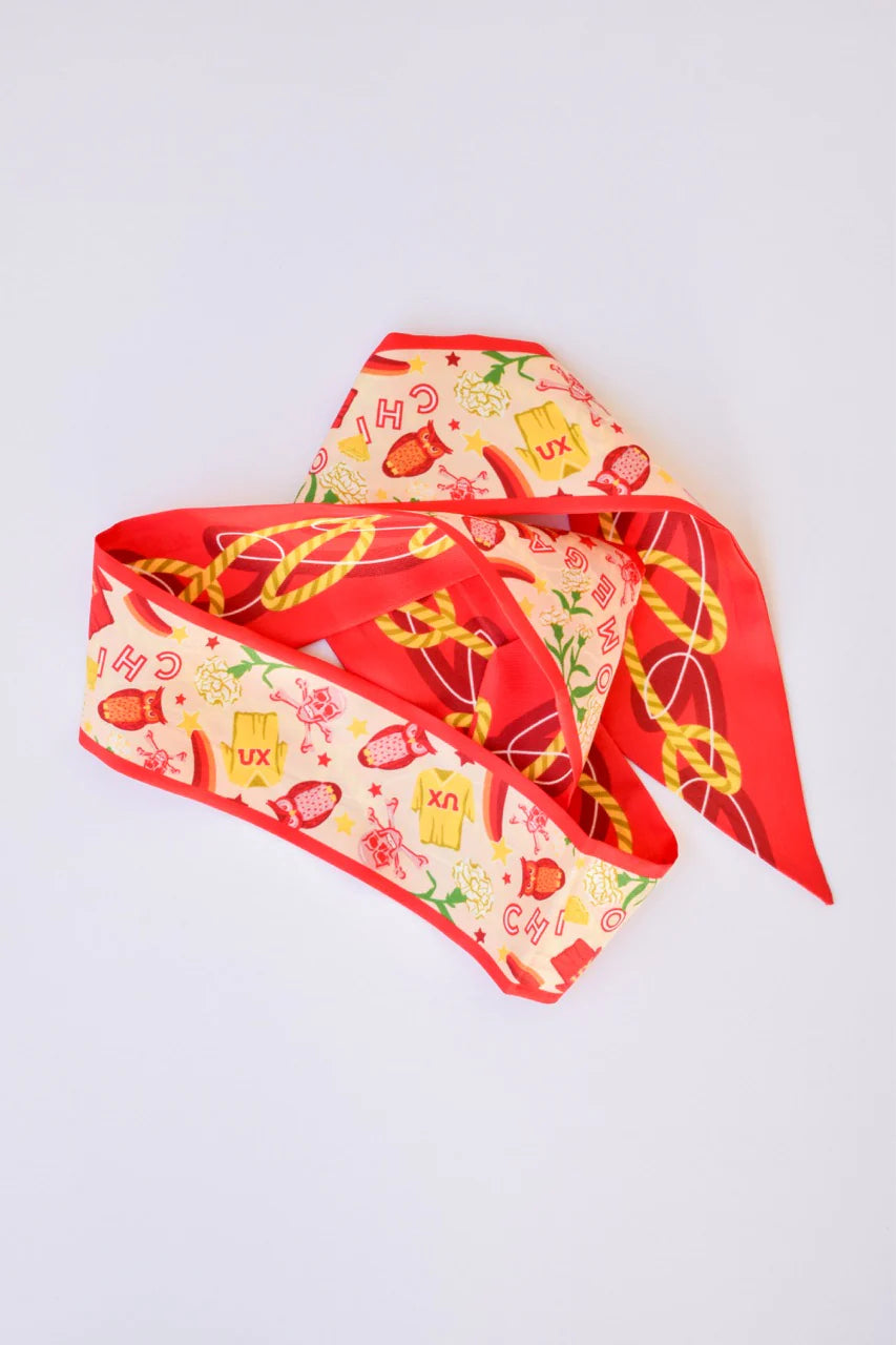 Chi Omega Twilly Scarf