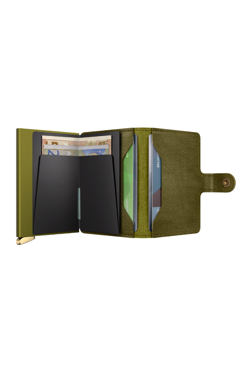 Premium Miniwallet - Basco Olive