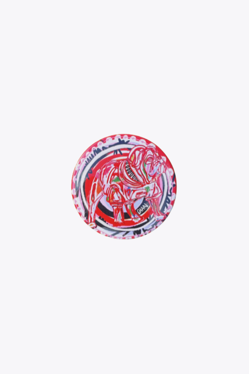 2.25" Abstract Dawg Button