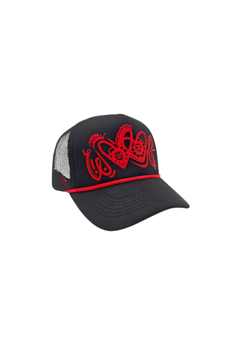 Black WOOF Trucker Hat