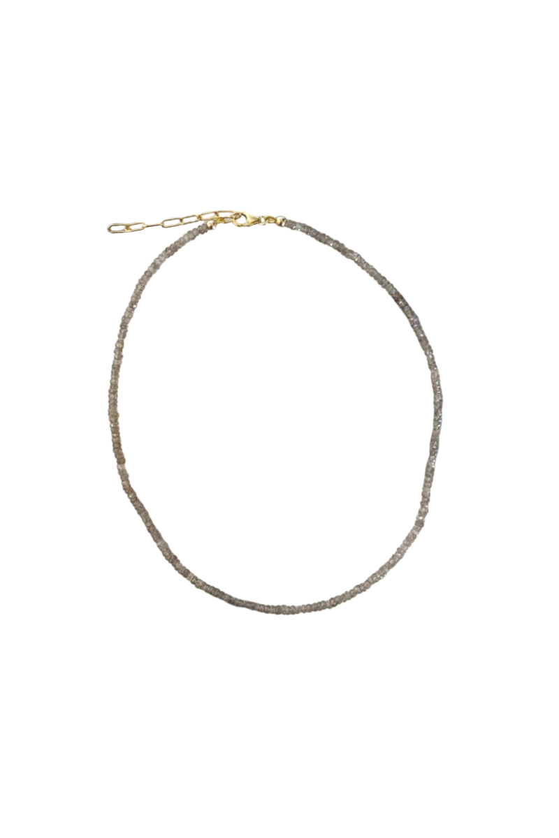 HART - Teeny Brown Zircon Gemstone Necklace