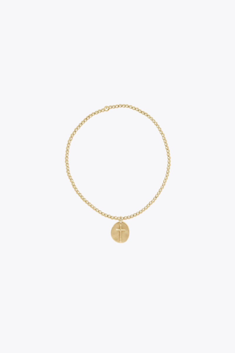 EXTENDS Classic Gold 2mm Bead Bracelet - Inspire Small Gold Charm