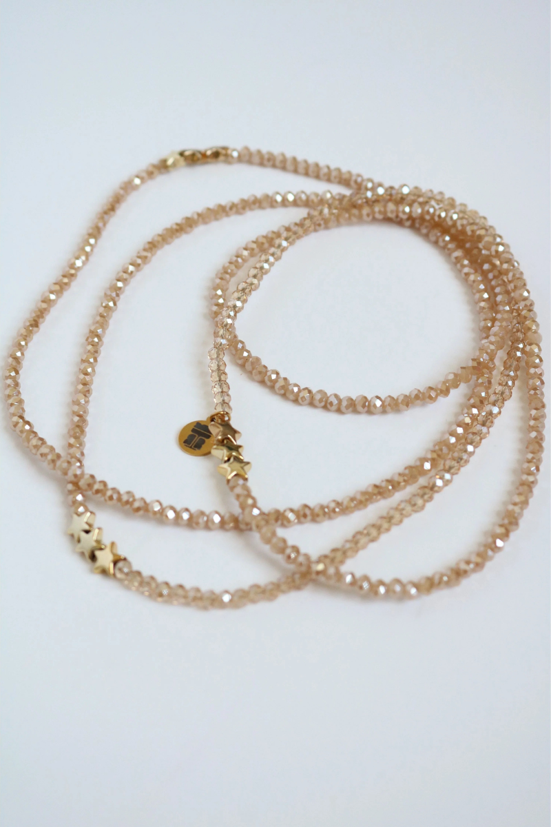 The Champagne All Star Multi-Way Necklace