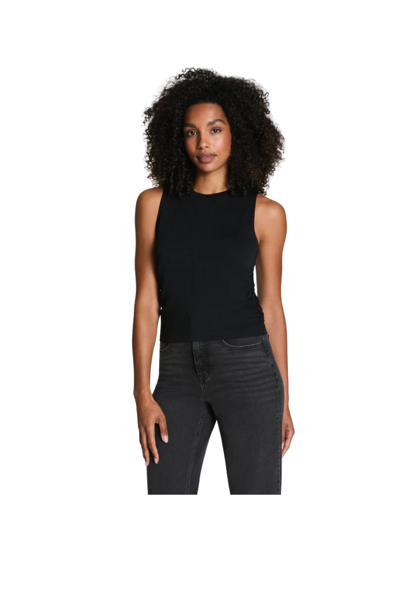 Sleek Jersey Ruched Tank