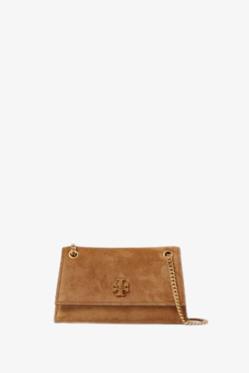 Kira Turnlock Suede Mini Bag
