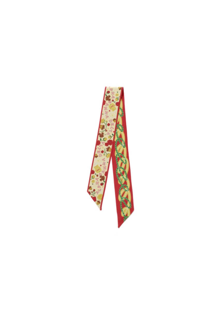 Alpha Gamma Delta Twilly Scarf