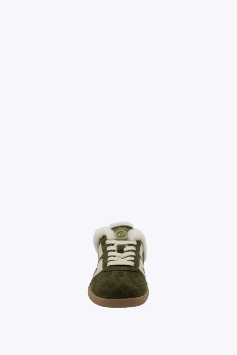 Back 70 Streetwear Easter Fl Backless Sneakers in Forest Butter