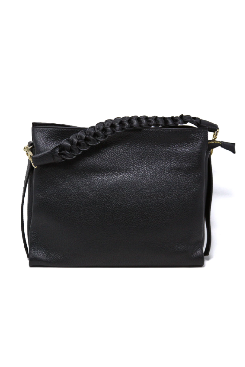 Genuine Italian Leather Top Handle and Crossbody Bag