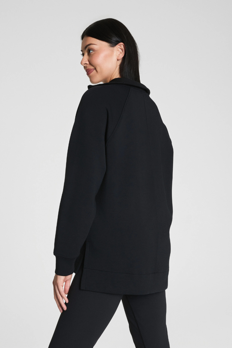 Brushed Half Zip Tunic