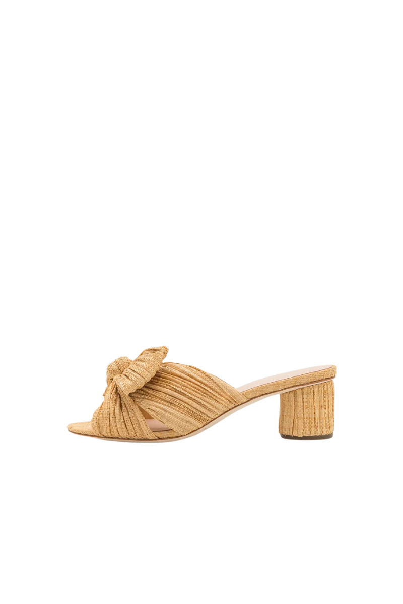 Emilia Pleated Knot Mule