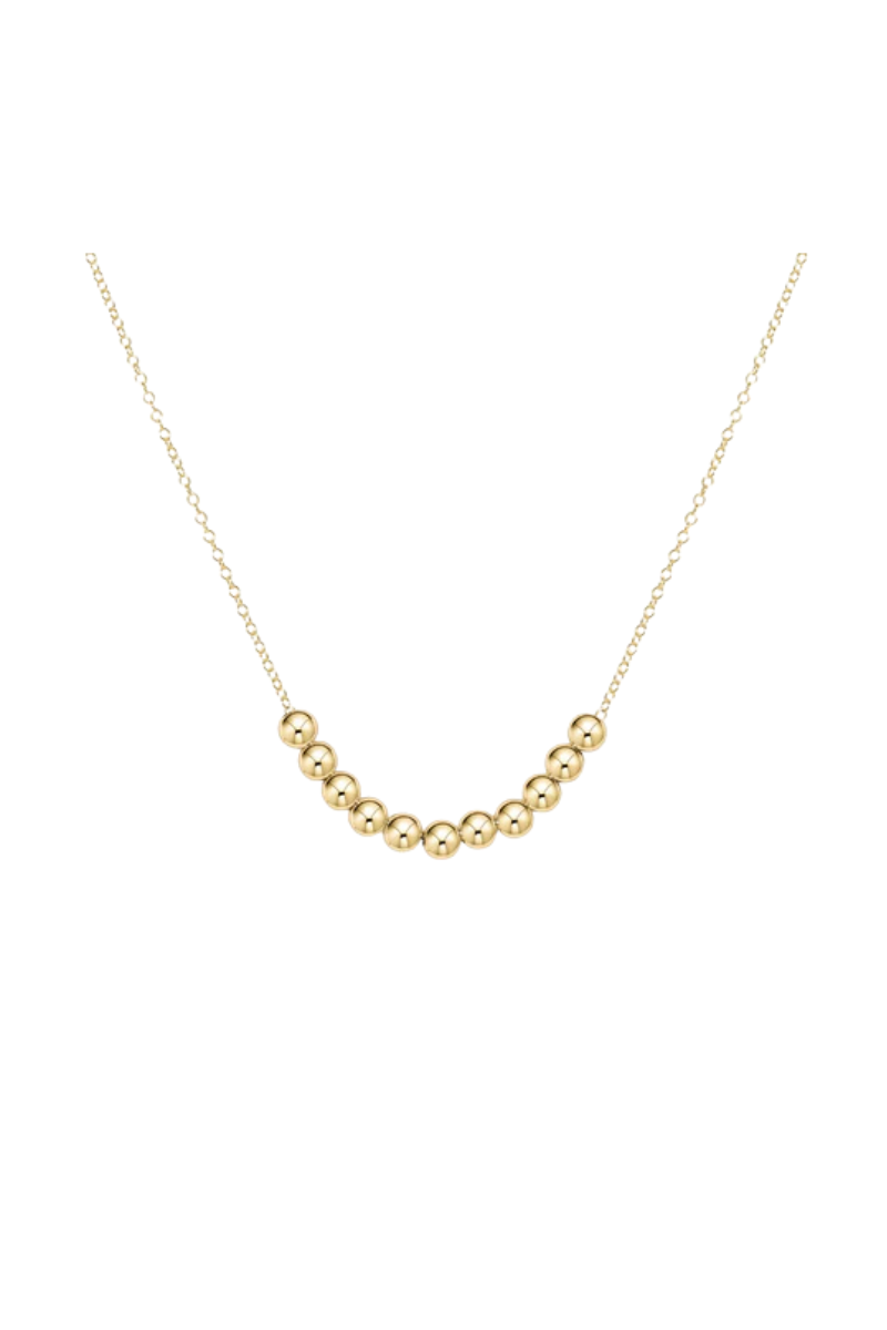 16" Necklace Gold - Classic Beaded Bliss 2.5mm Gold