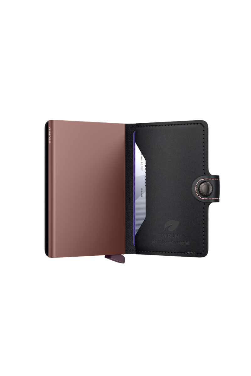 Miniwallet - MIRUM Plant-Based Black Rose