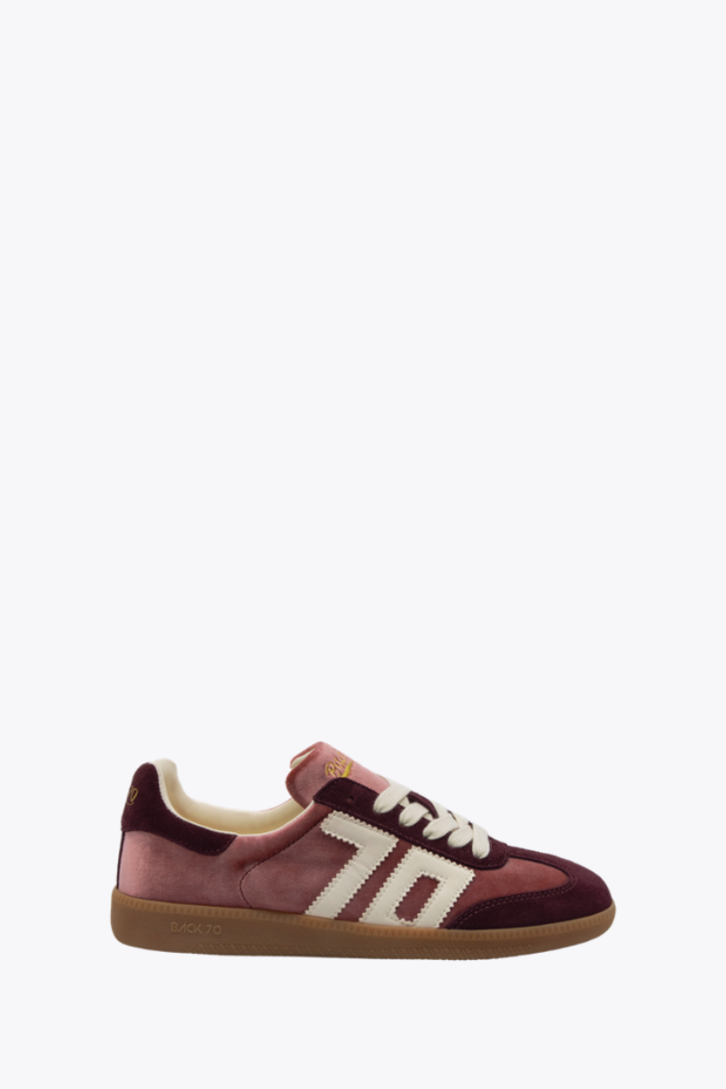 Back 70 Streetwear Cloud W26 in Velvet Wine Butter Sneaker